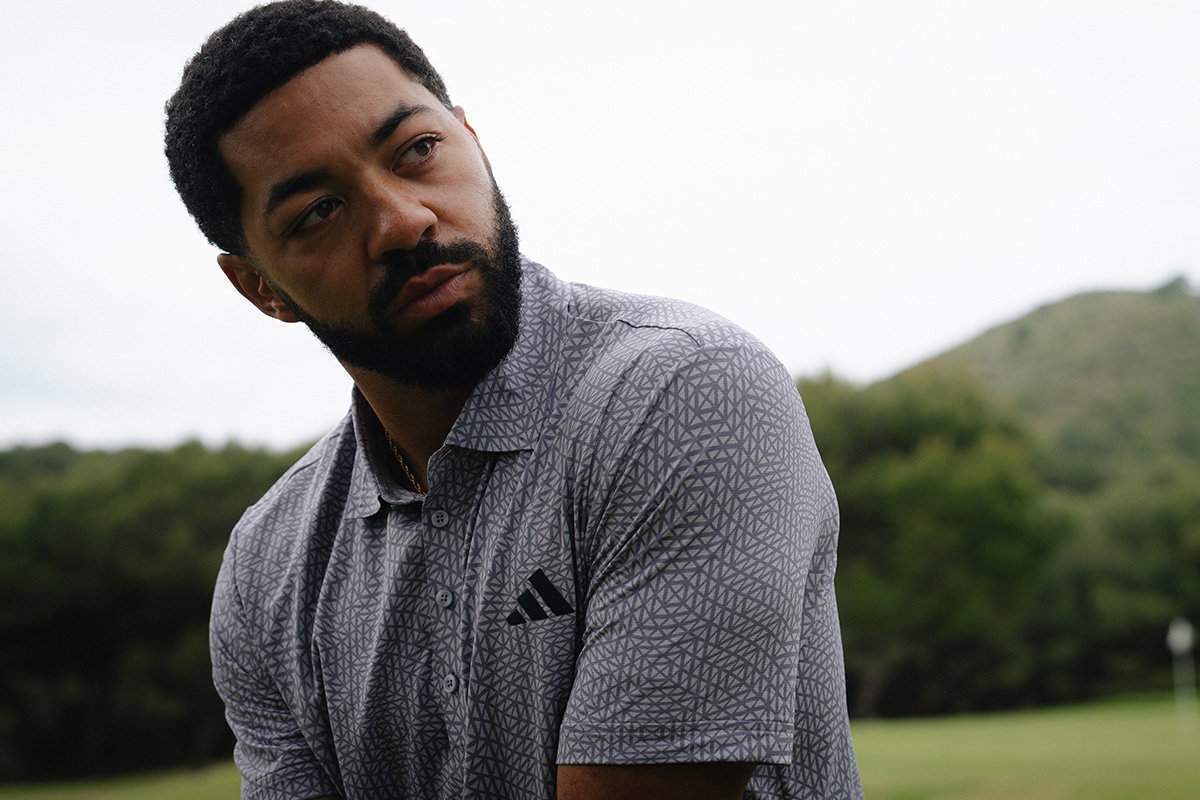 Lifestyle image of Golfer in Adidas Polo