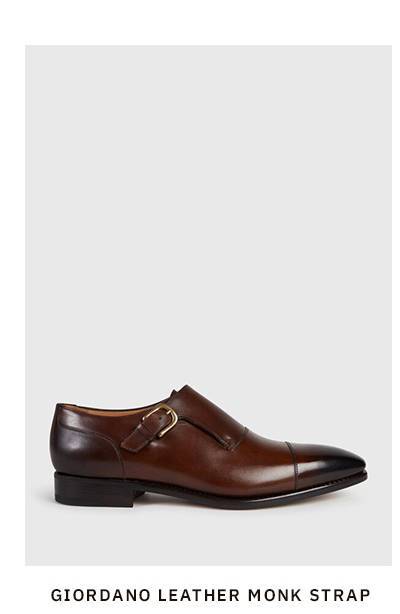 GIORDANO LEATHER MONK STRAP