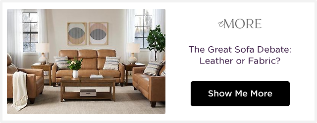 The Great Sofa Debate: Leather or Fabric?