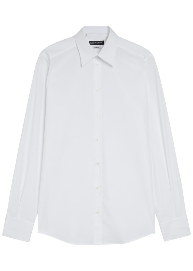 DOLCE & GABBANA Cotton-poplin shirt