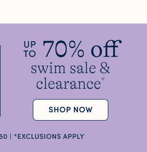 up to 70% off swim sale & clearance