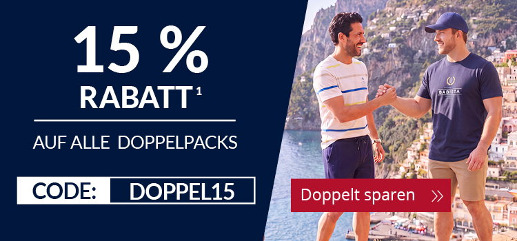 15% Doppelpack-Aktion