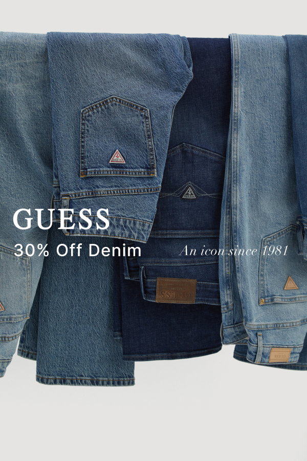 Shop 30% off all full priced denim