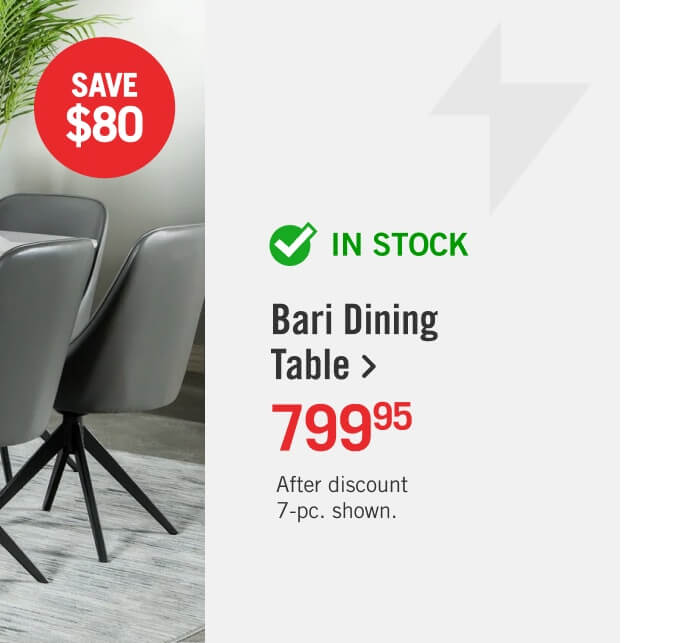 Bari Dining Table.