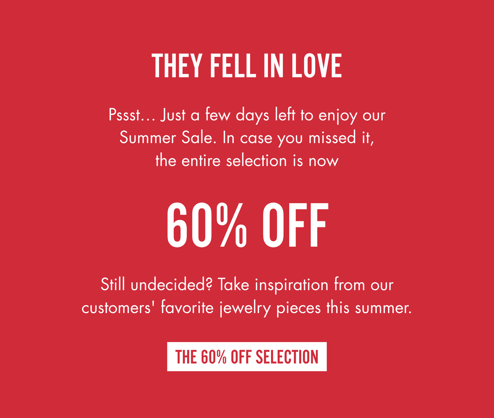 The 60% off selection