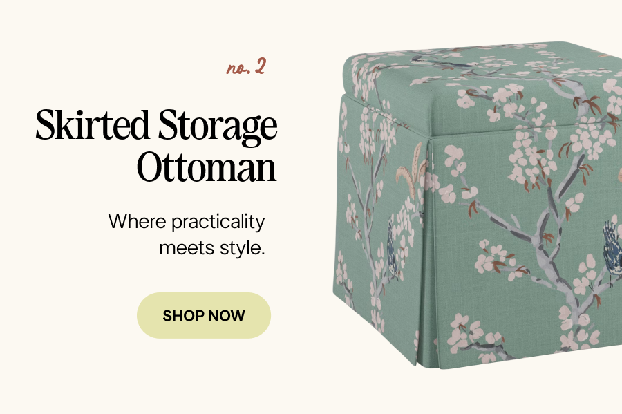 Skirted Ottoman