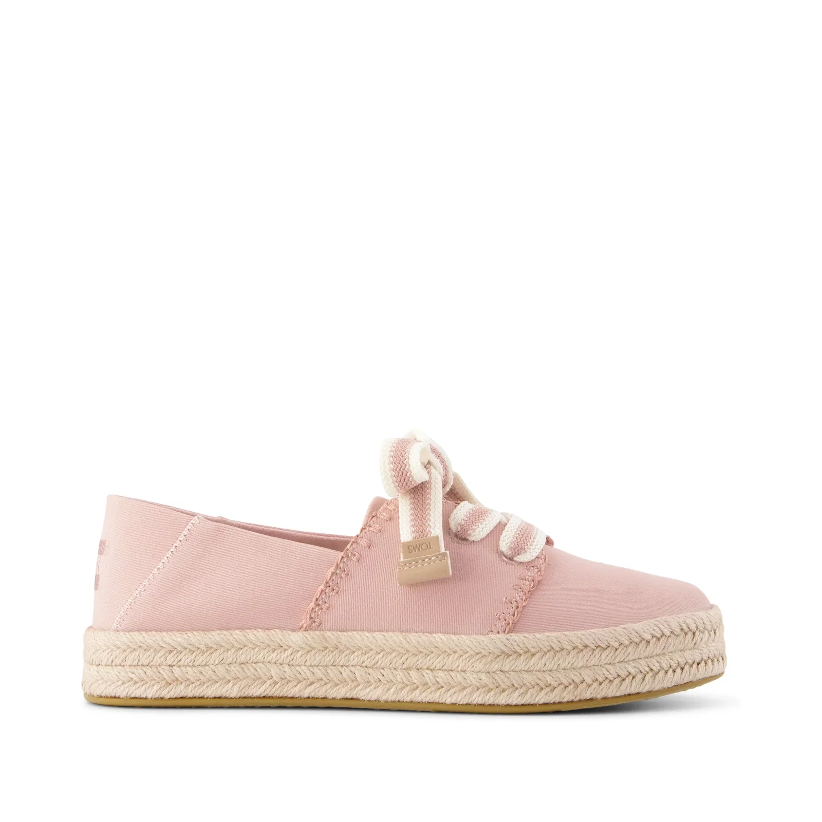 Image of Womens Carolina Lace-Up Espadrille Seashell Deco Stitch