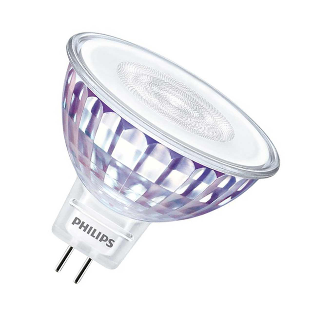 Philips LED MR16 Bulb 5.8W GU5.3 12V Dimmable Master Value LEDspot Warm White 36°