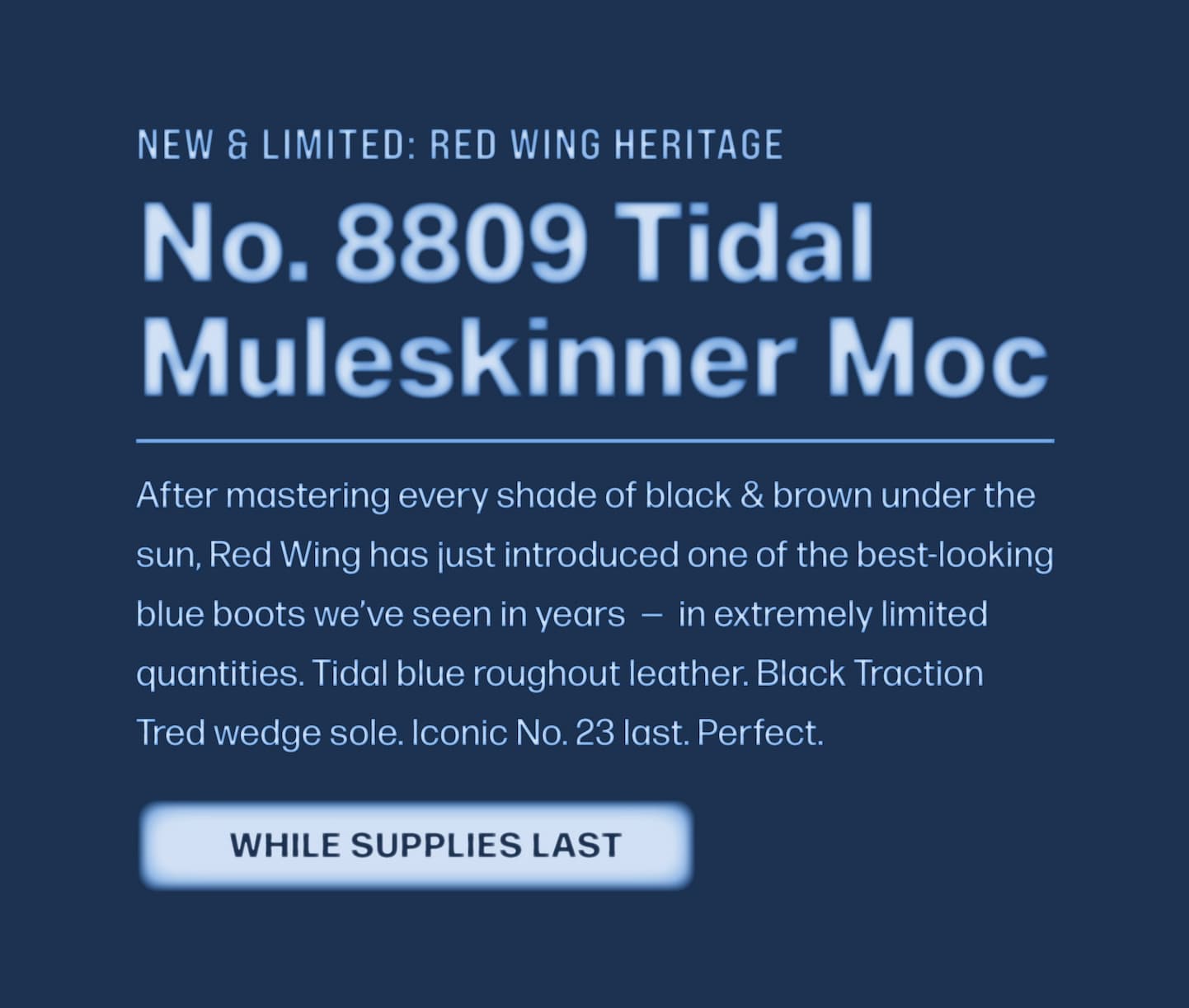 While Supplies Last
