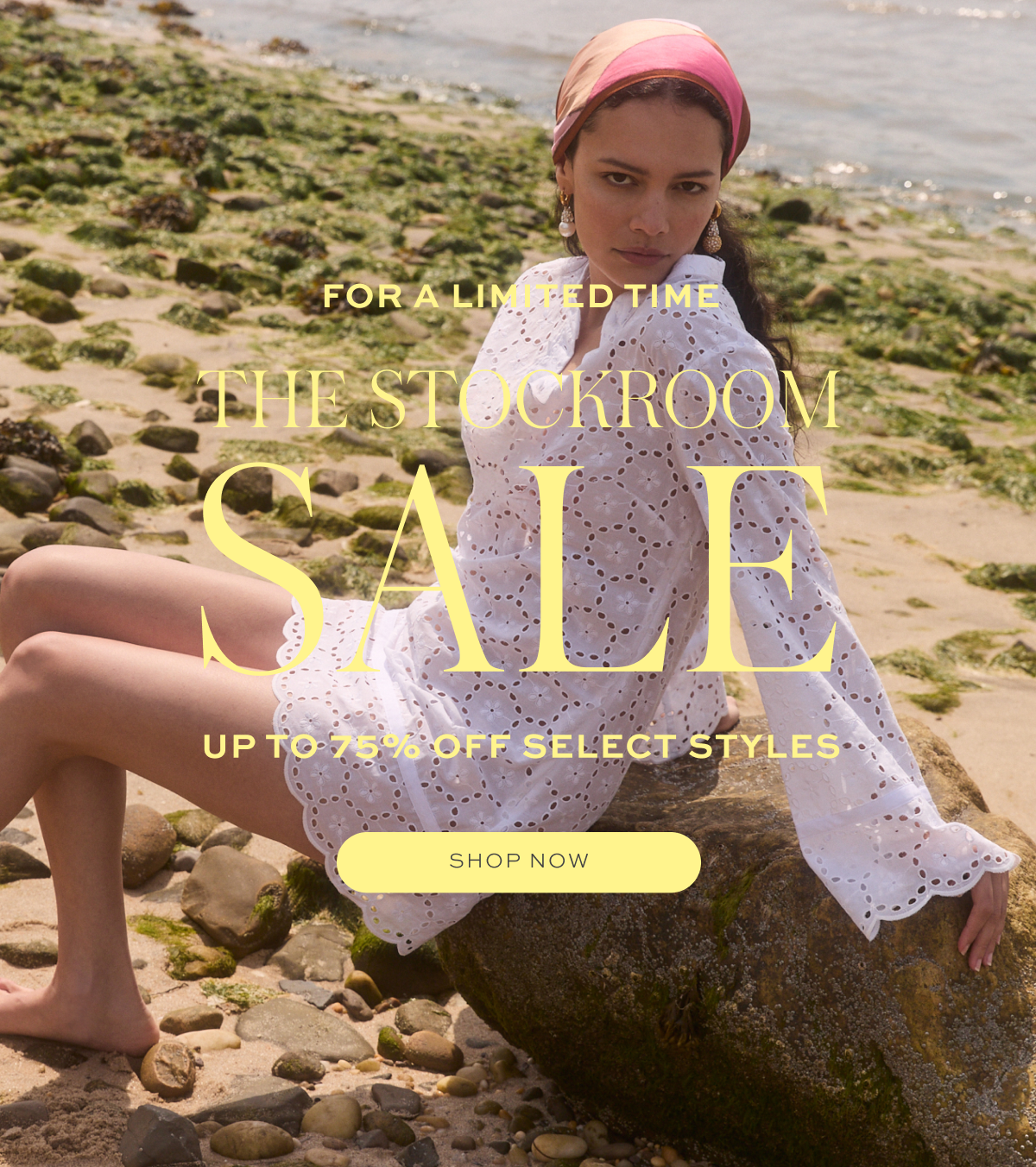 For a Limited Time: The Stockroom Sale. Up to 75% off Select Styles. 