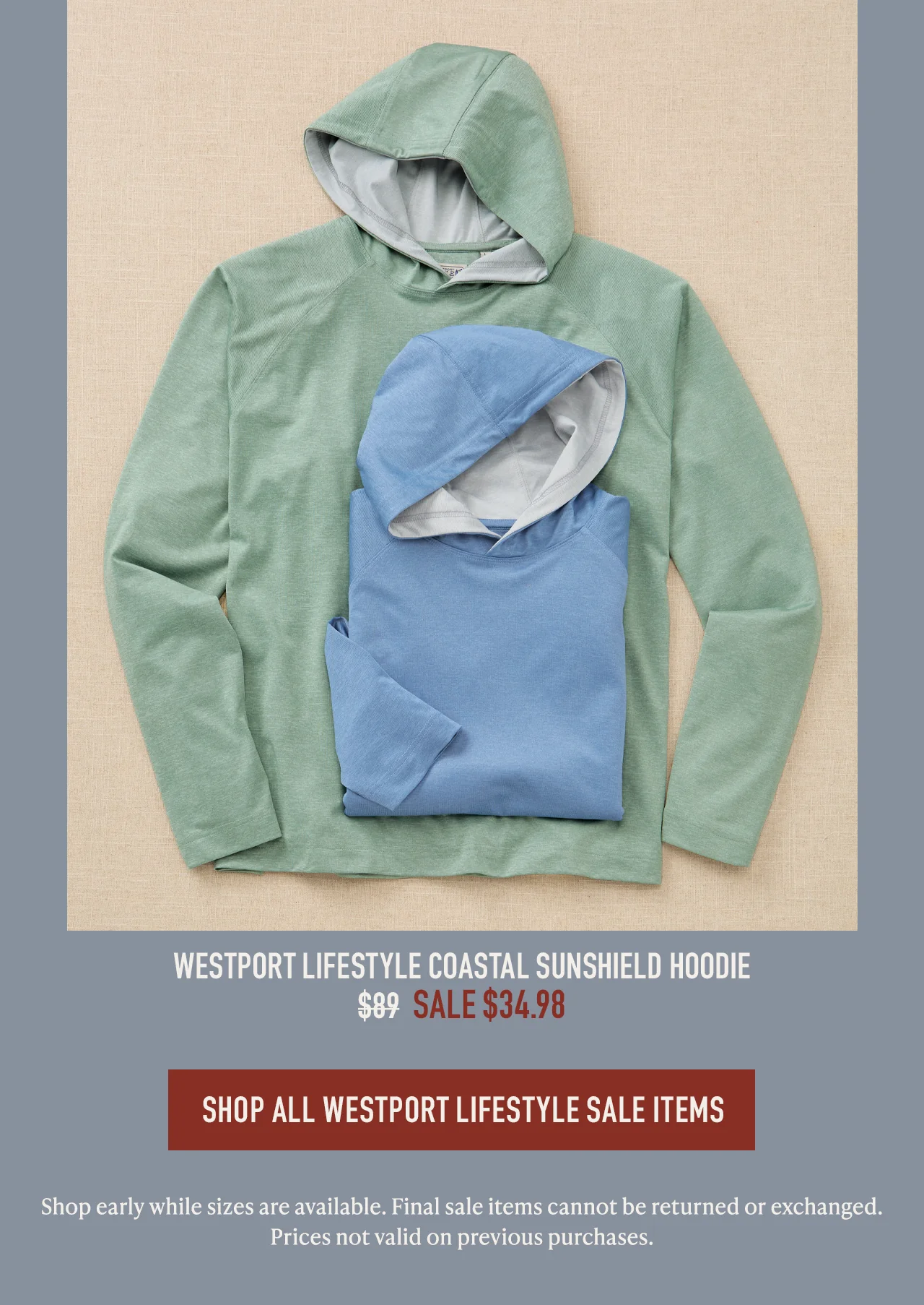 Our style picks for you — four curated Westport Lifestyle styles on sale.