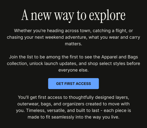A new way to explore.