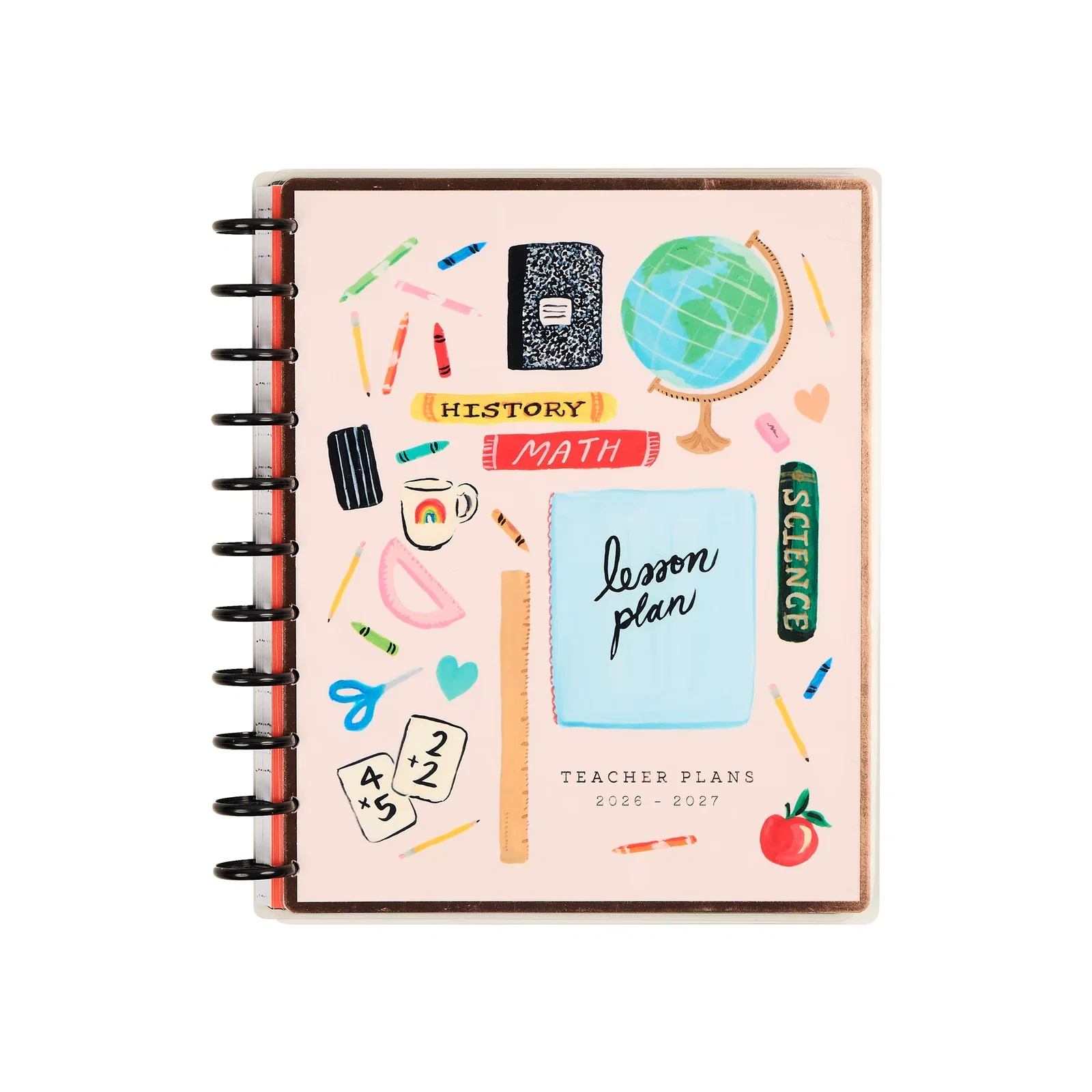 Image of 2026–2027 Bright Lessons Customizable Teacher Planner - Big Teacher Layout - 12 Months