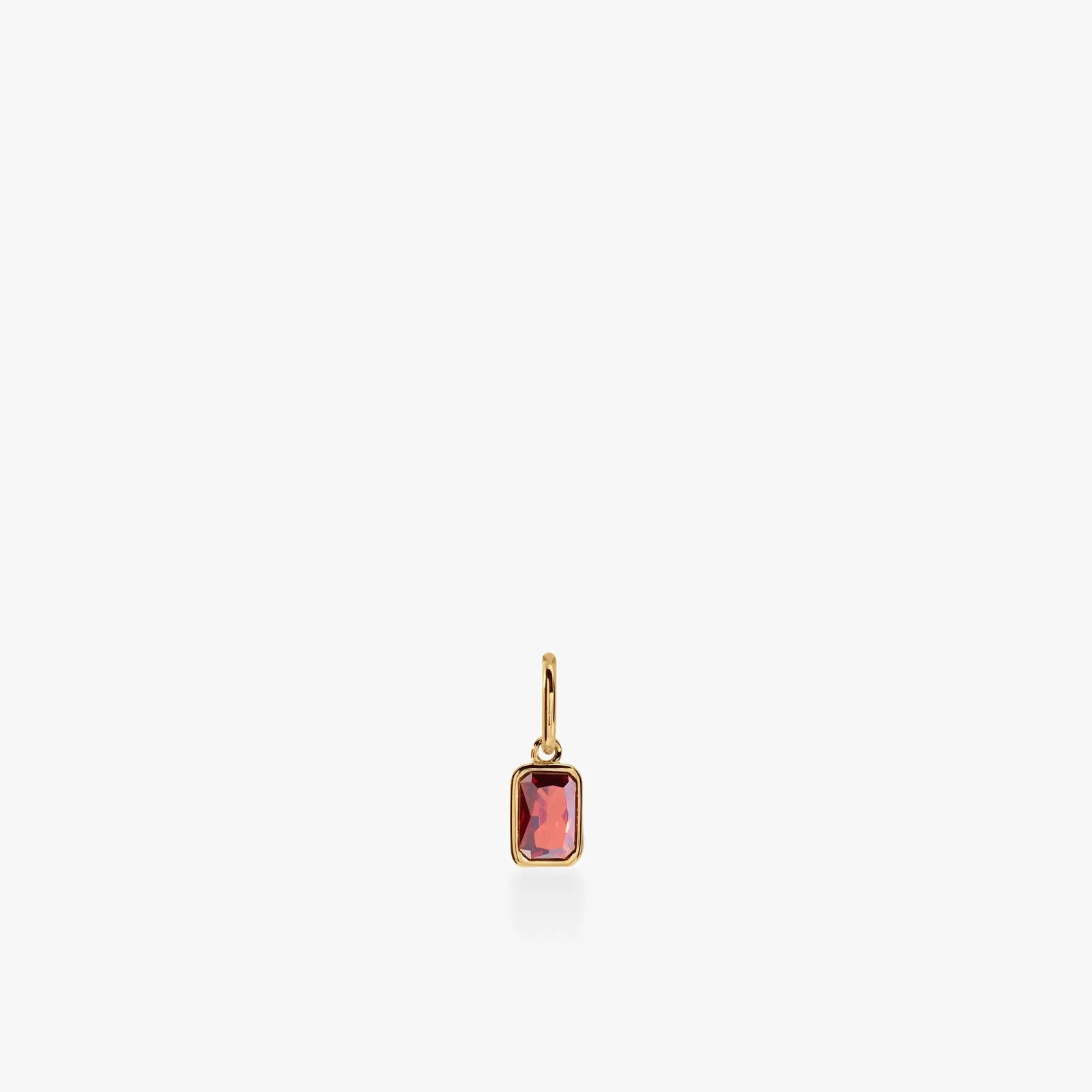 Image of Baguette Birthstone Charm