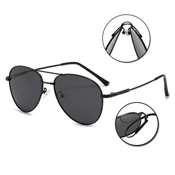 Photochromic Polarized Sunglasses UV400 Protection Anti-Glare Sun Glasses for Outdoor Driving Fishing with Case