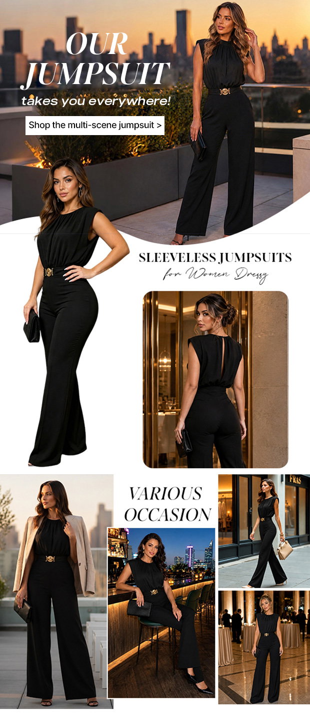 Our jumpsuit takes you everywhere!