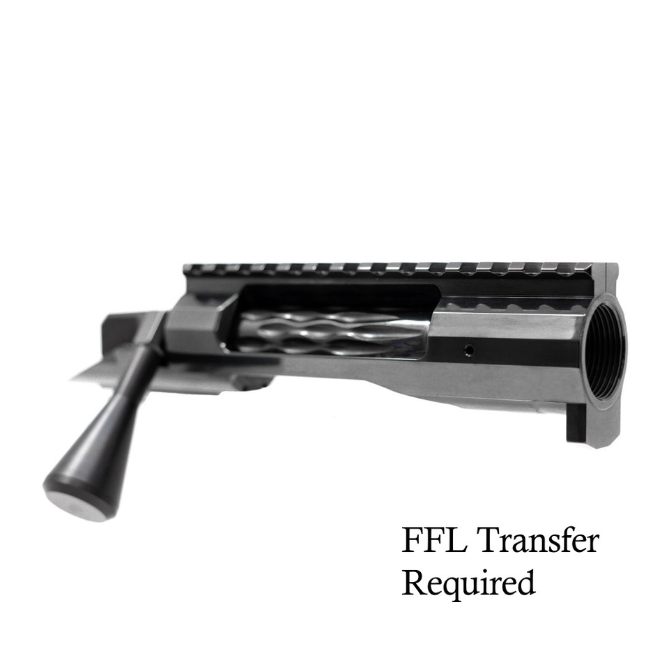 FAXON FX7 POLISHED DLC BOLT ACTION RECEIVER - .308 BOLT FACE