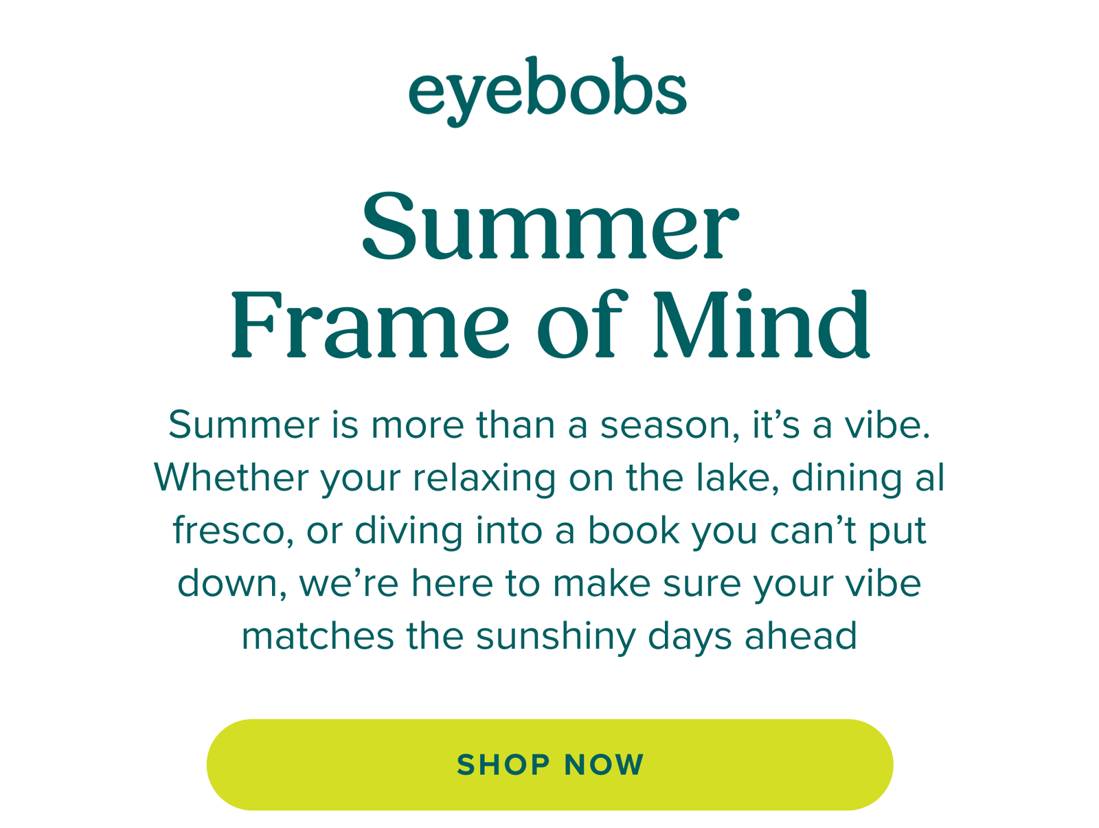 Summer Frame of Mind