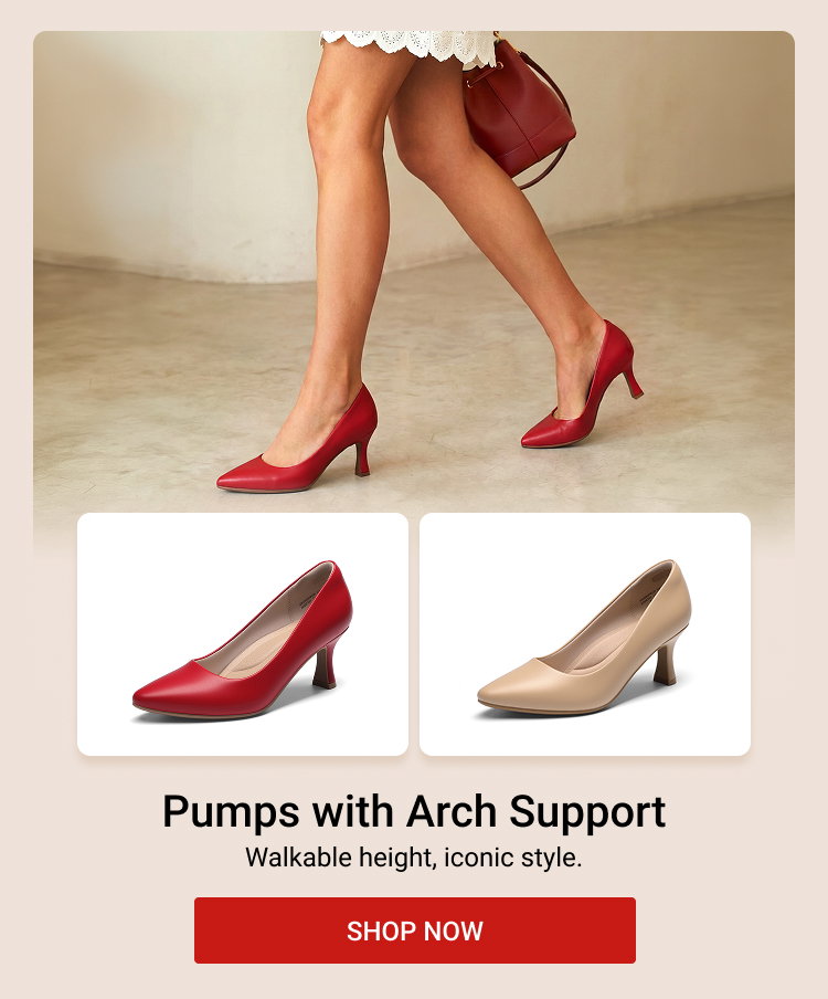  Pumps with Arch Support