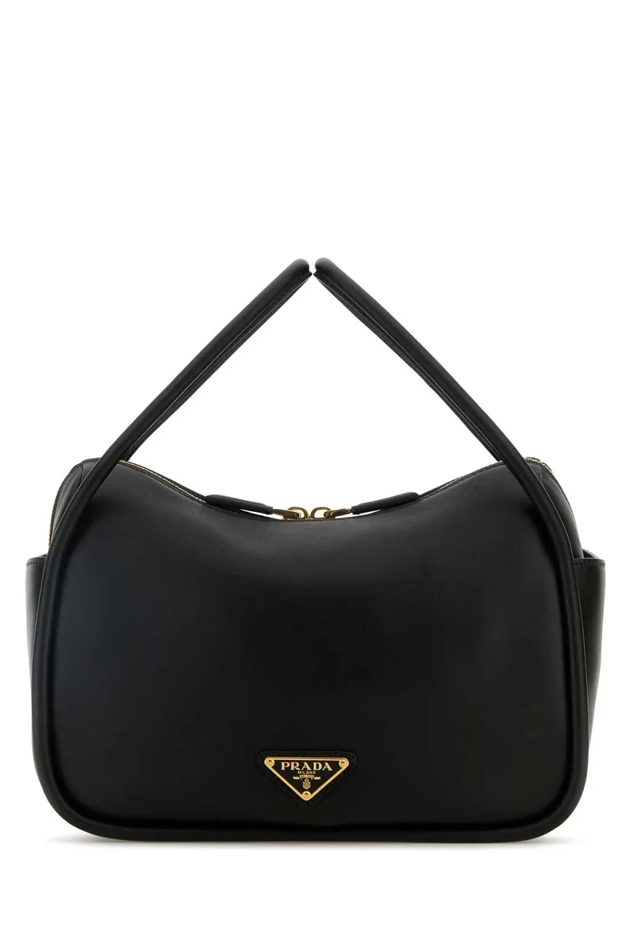 Prada Leather Shoulder Bag Black