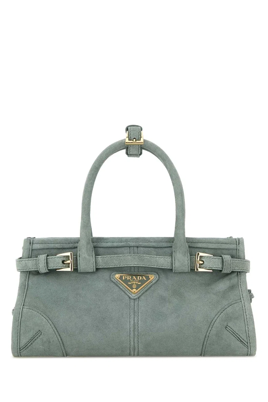Prada Bonnie Top Handle Bag Green