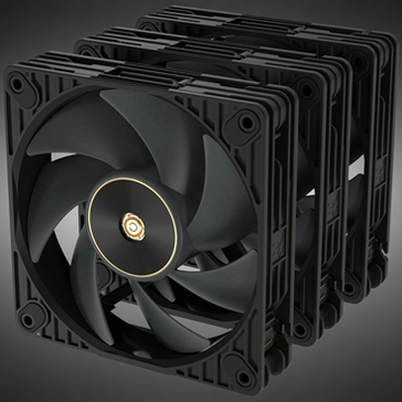 ASUS ProArt PF120 PWM Gehäuselüfter, 3.000 U/min, 28 mm - 3er-Pack, schwarz