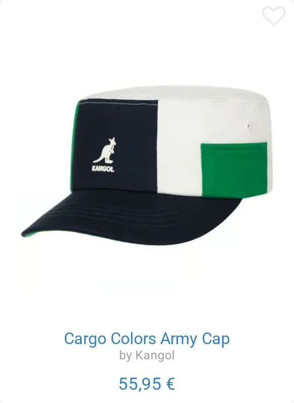 Cargo Colors Army Cap by Kangol