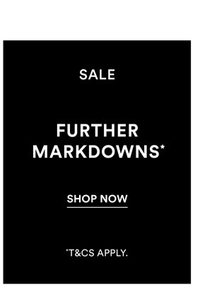 Shop Further Markdowns*