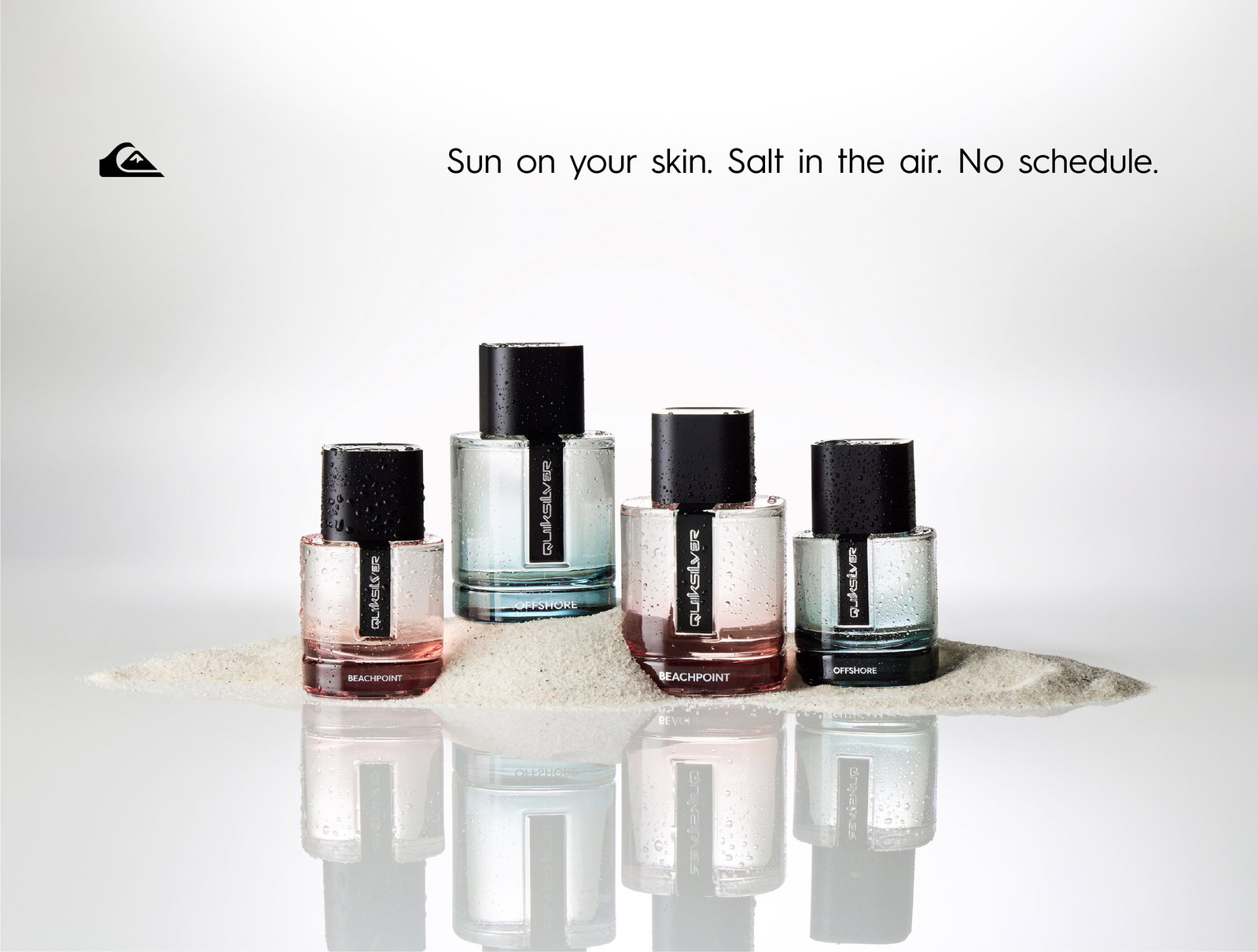 Quiksilver Fragrance Collection - Sun on your skin. Salt in the air. No schedule.
