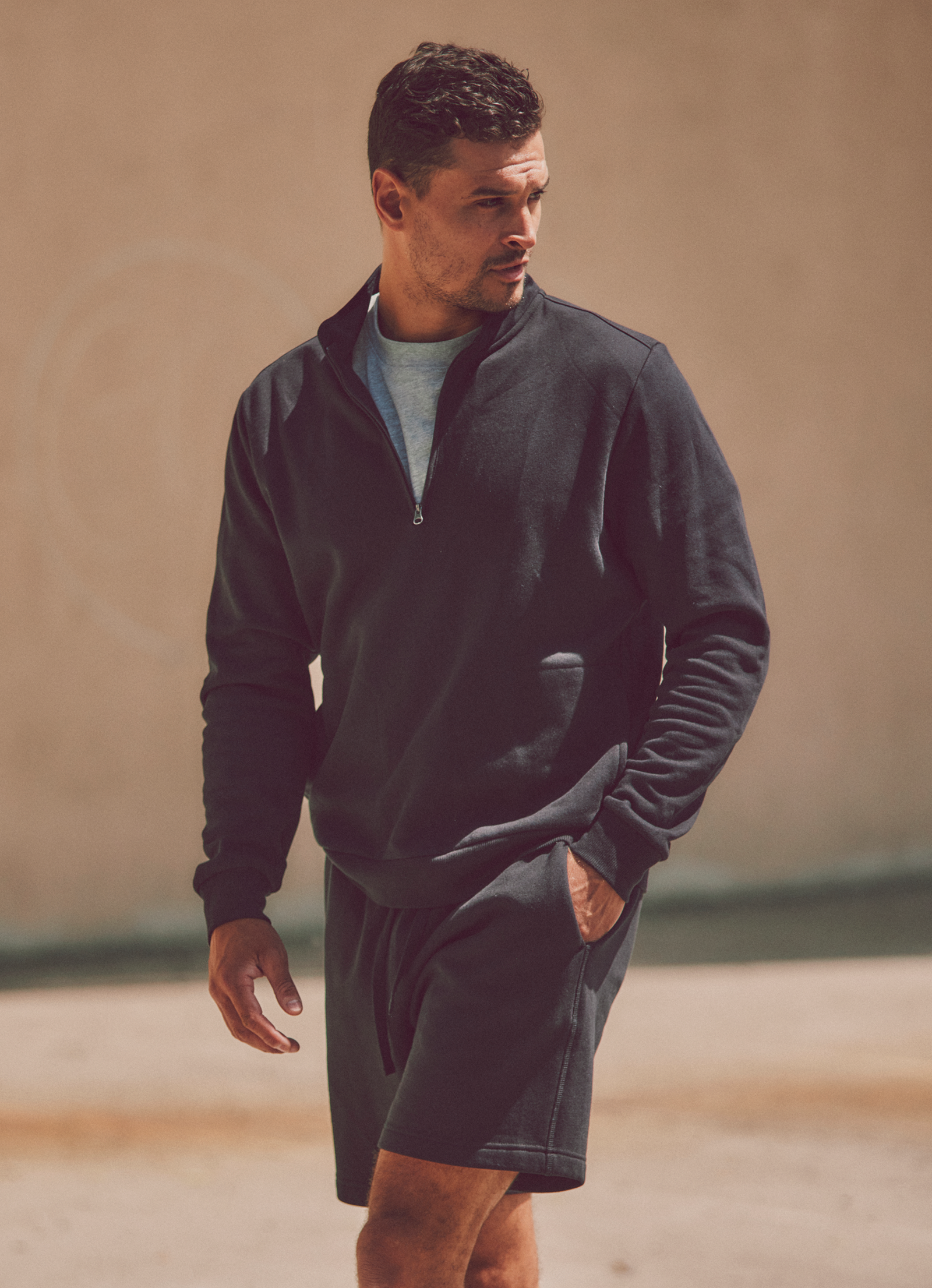 Recycled Fleece Quarter Zip