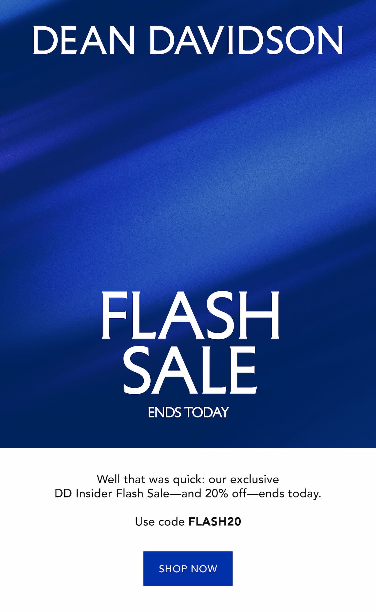 Flash Sale Ends Today.