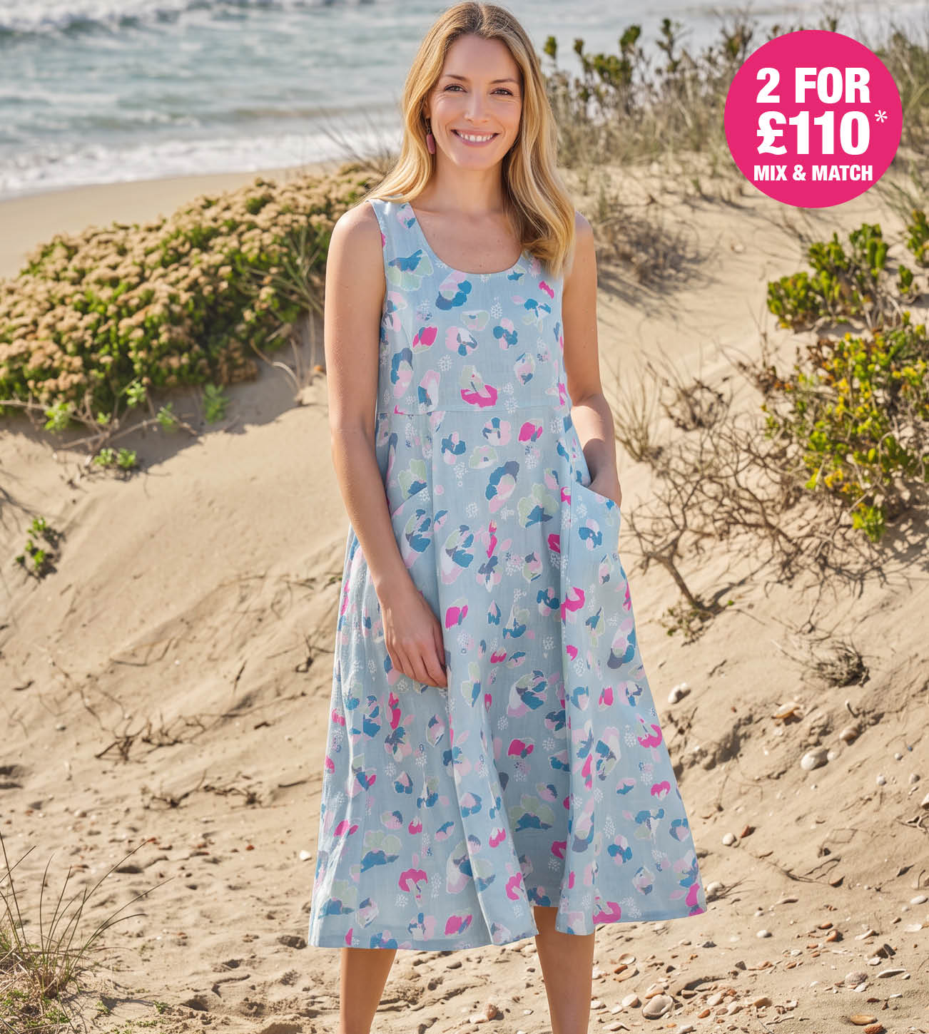 Mix & Match - 2 for £110 Women Linen Dress