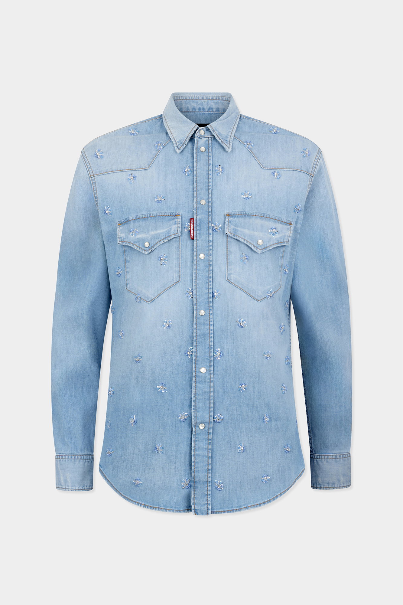 Super Light Wash Canadian Western Shirt