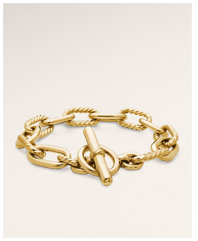 DY Madison® Toggle Chain Bracelet18K Yellow Gold, 11mm