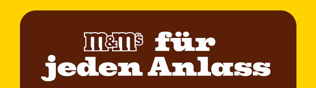 M&M’S FÜR JEDEN ANLASS