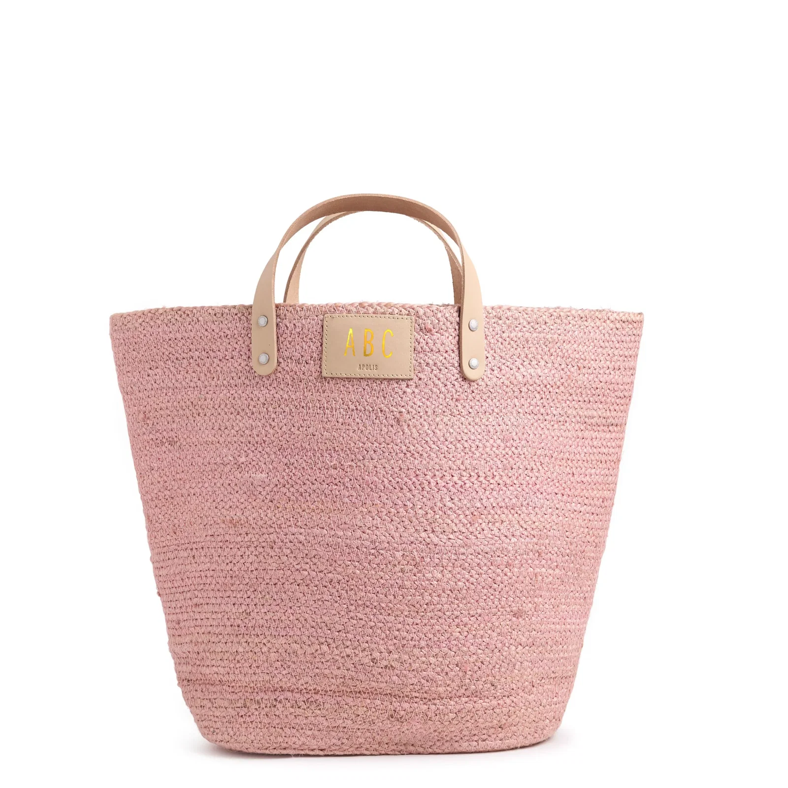 Image of Grass Bucket Bag in Blush