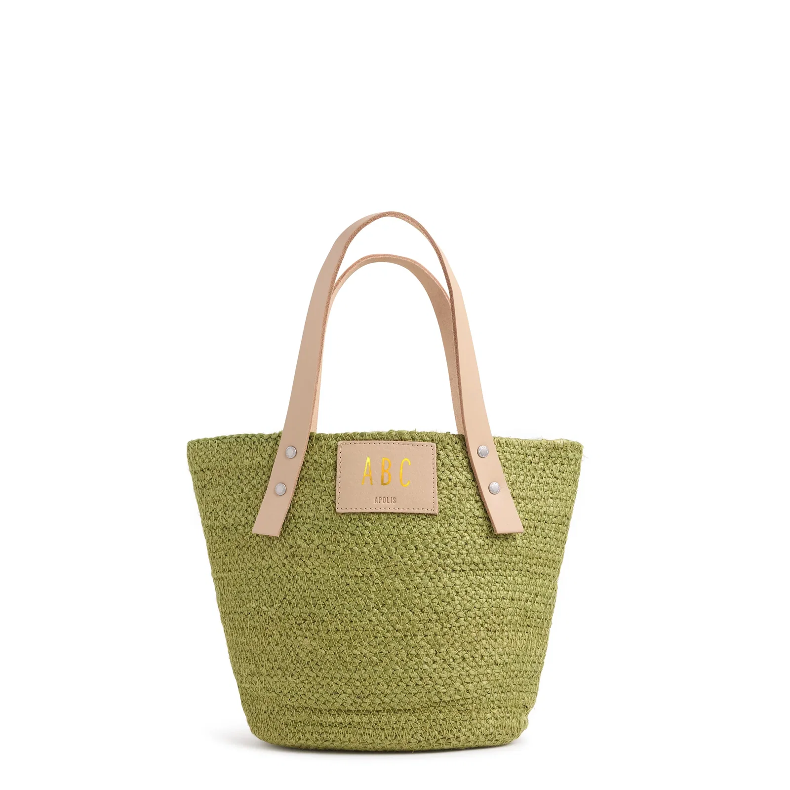 Image of Grass Petite Bucket Bag in Avocado