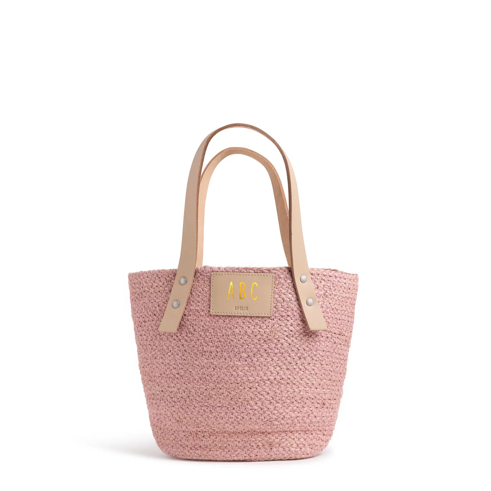 Image of Grass Petite Bucket Bag in Blush