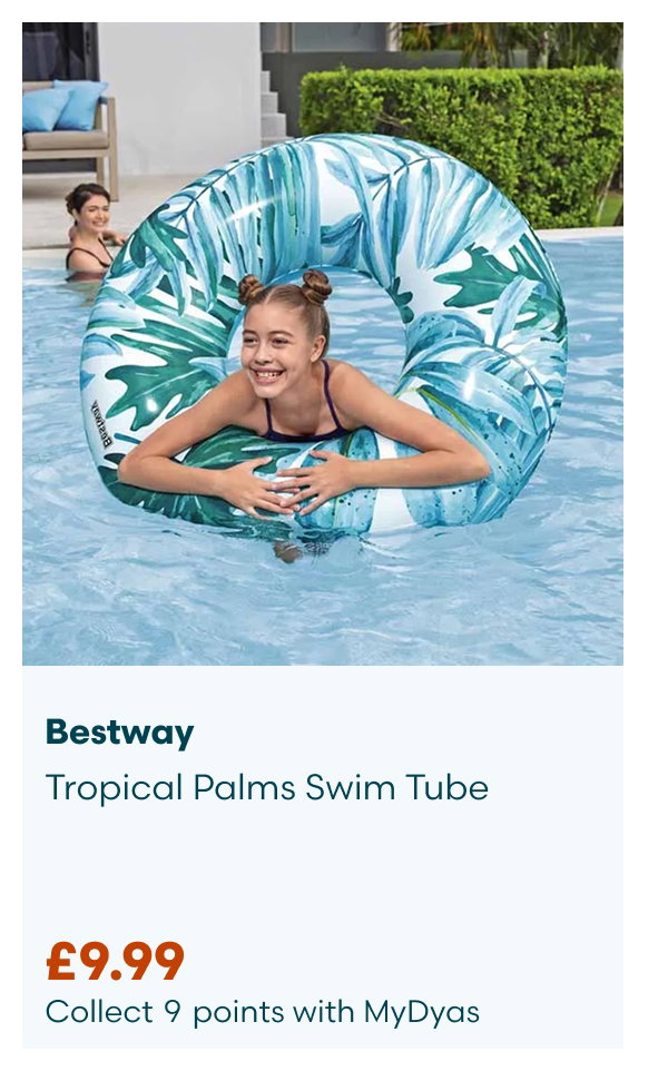 Tropical Palms Swim Tube
