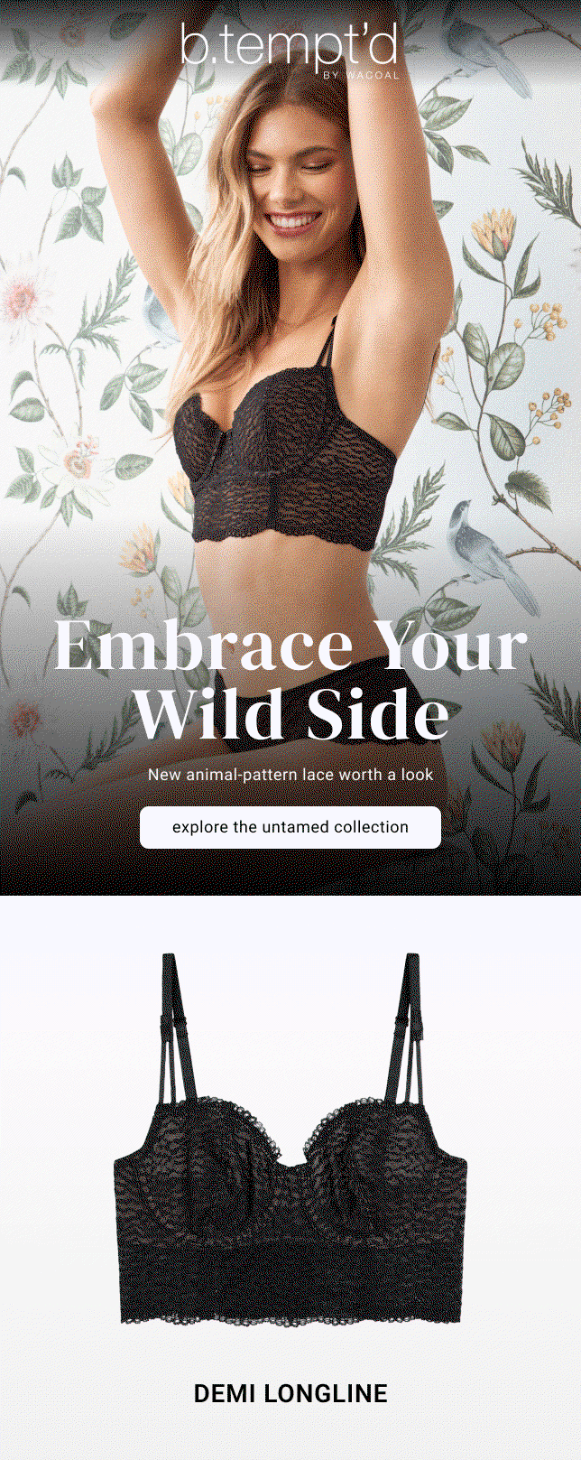 Embrace Your Wild Side. New animal-pattern lace worth a look.