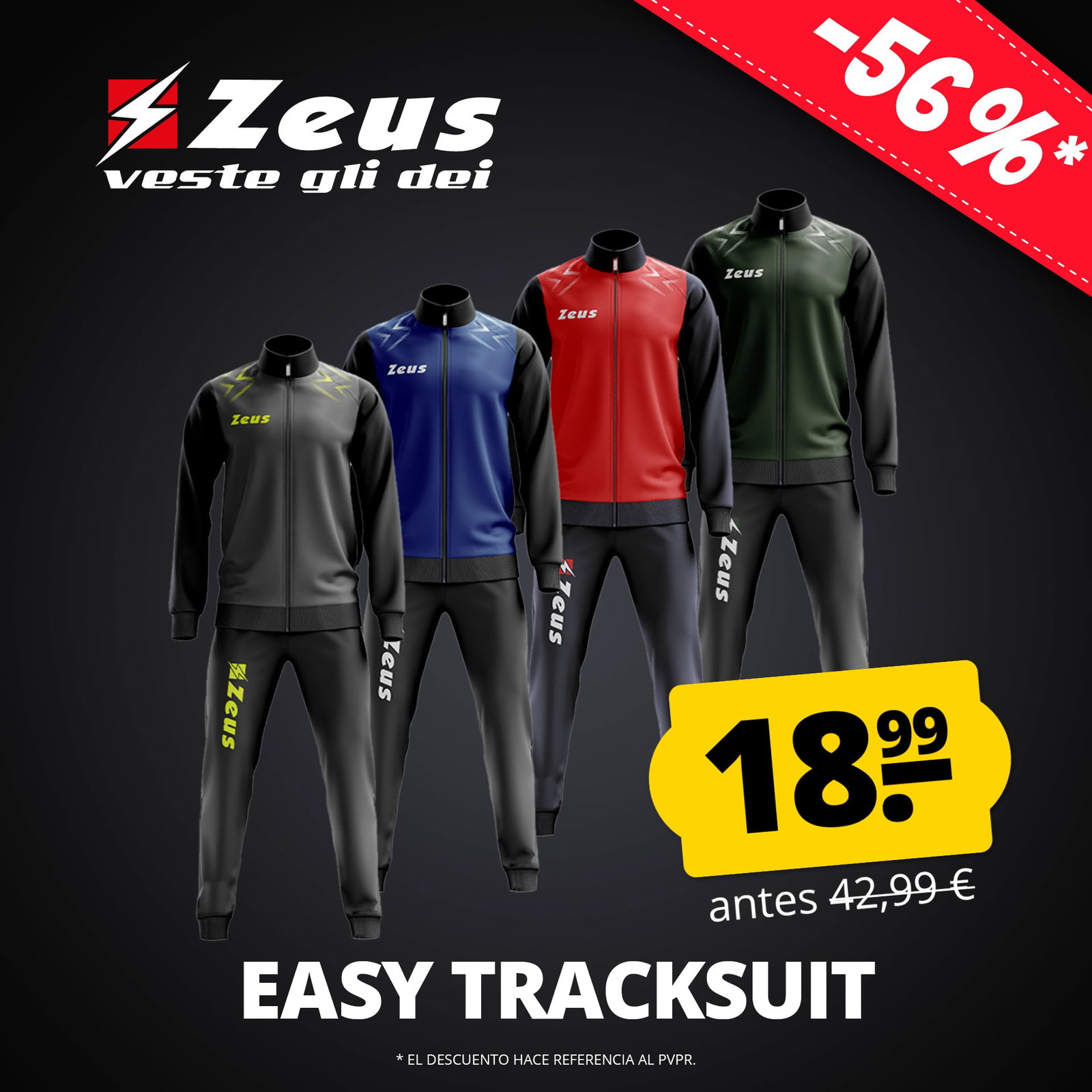 zeus tuta easy chandal