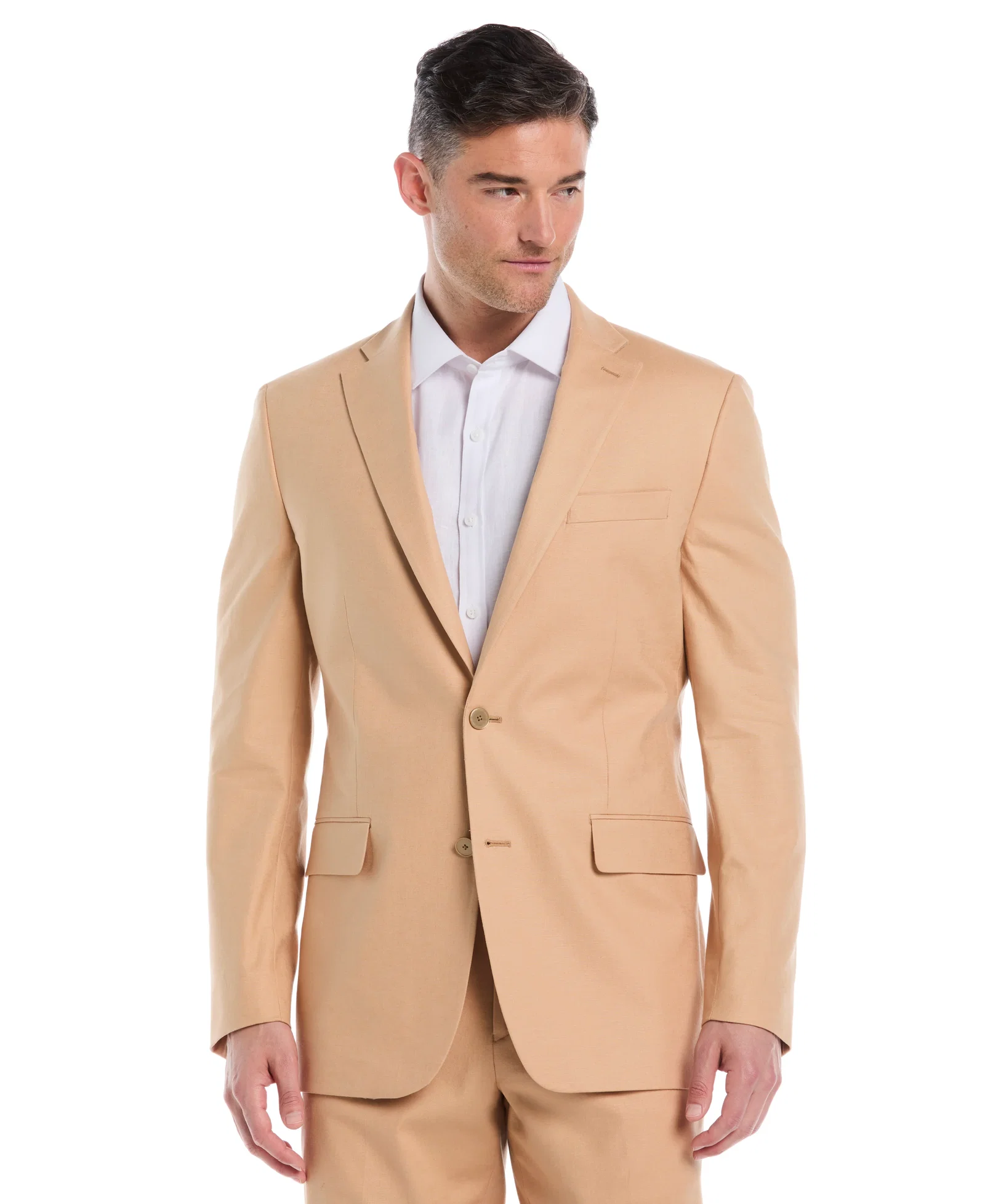 Image of Linen Blend Suit Jacket