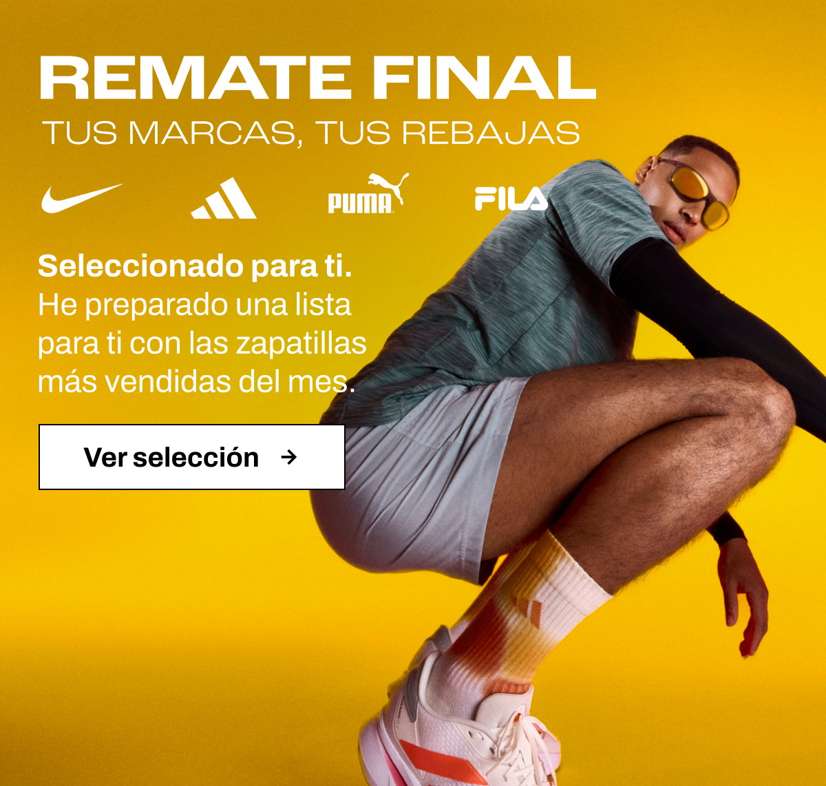 Remate final tus marcas, tus rebajas botón ver selección