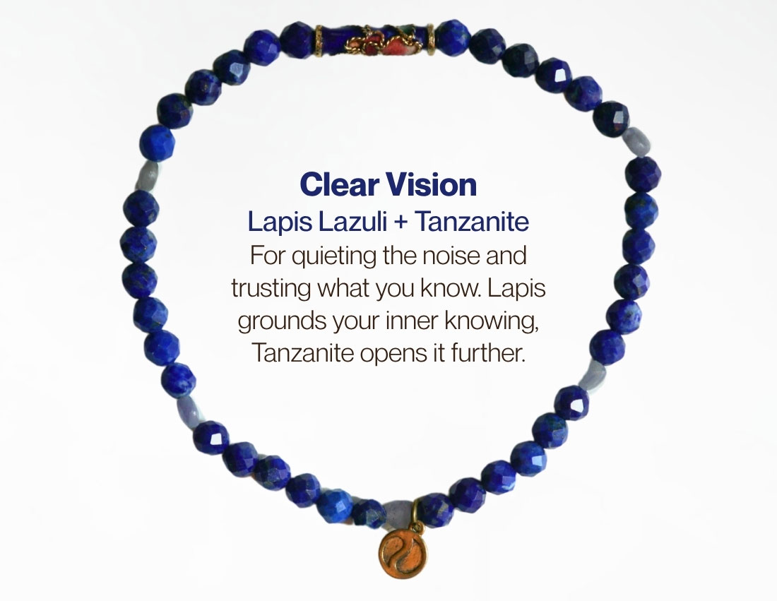 Clear Vision — Lapis Lazuli + Tanzanite