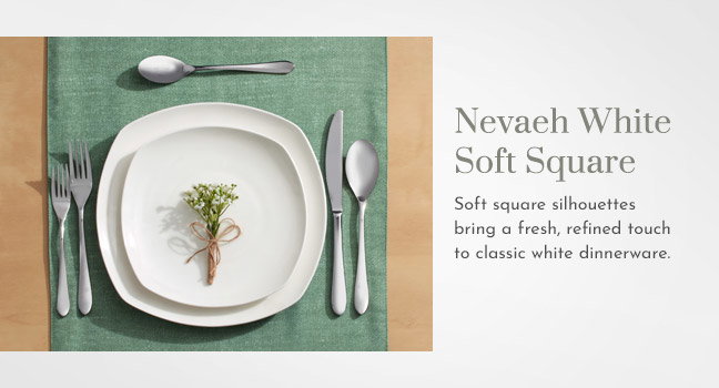 Shop Nevaeh White Soft Square