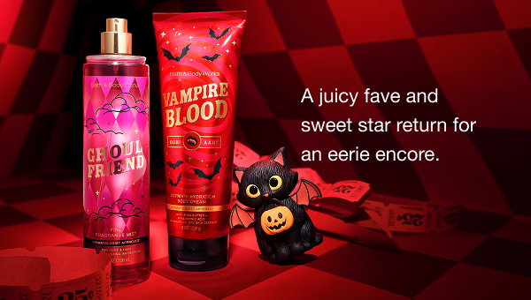 a juicy fave and sweet star return for an eerie encore.