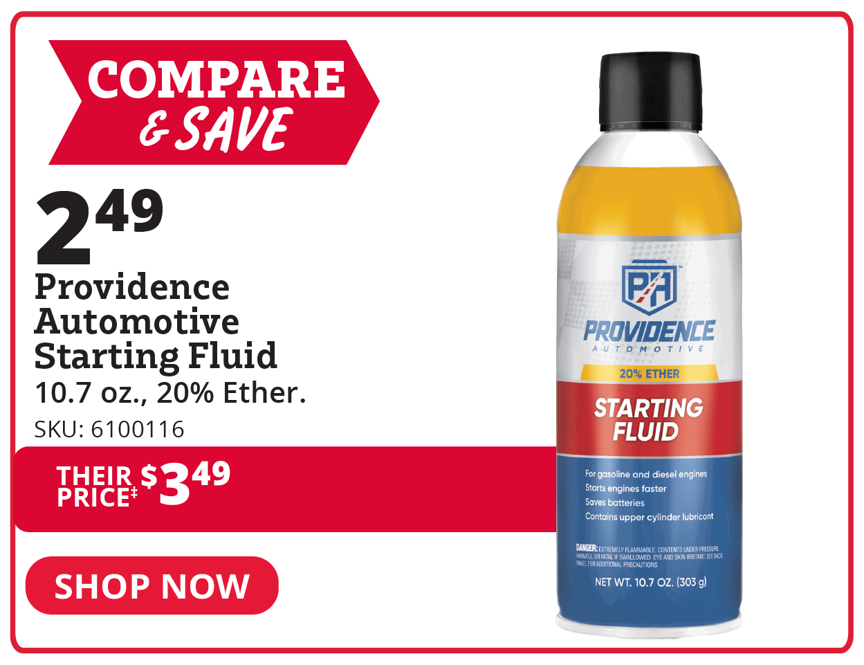 auto starting fluid