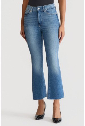 Bridget High-Rise Cropped Bootcut Jeans, Island Park Wash