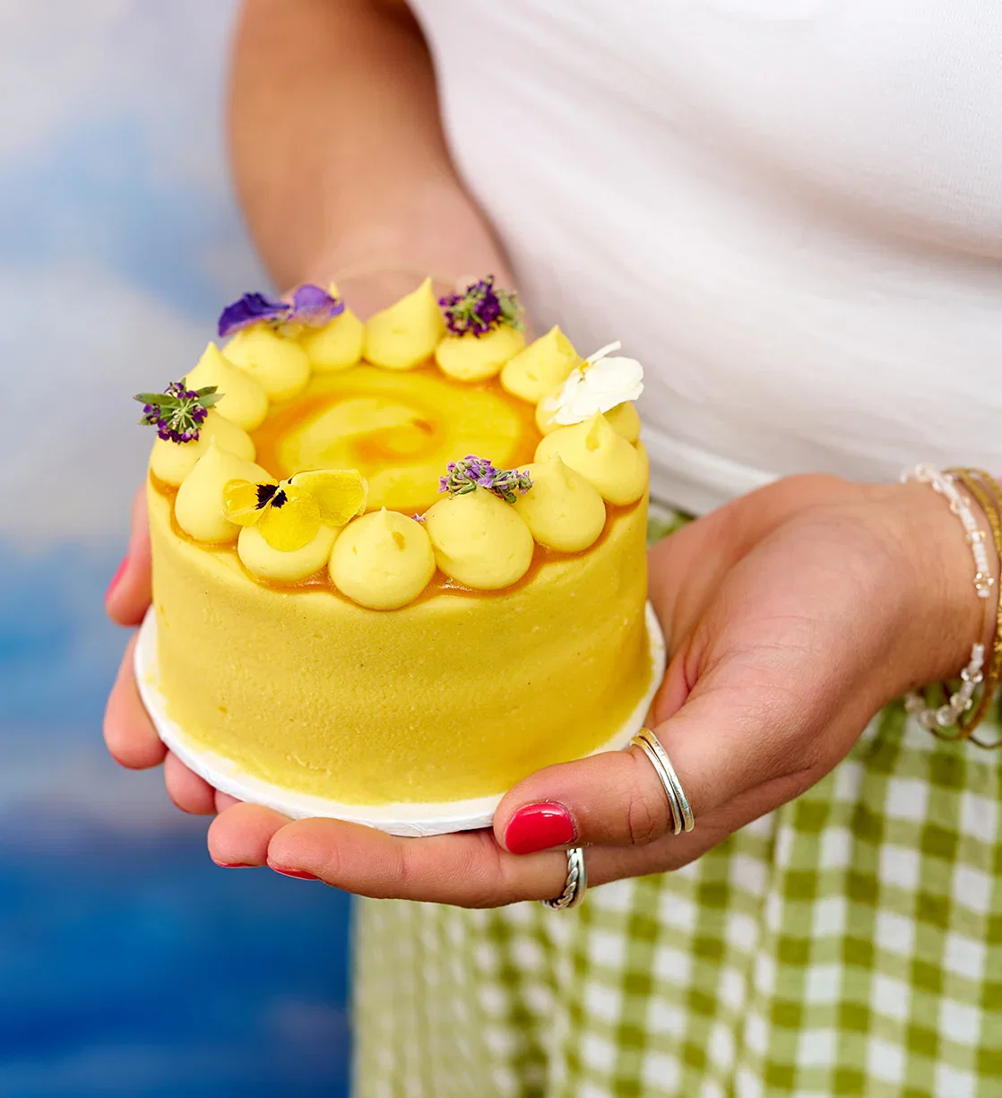 Image of Mango and Yuzu Bento Cake