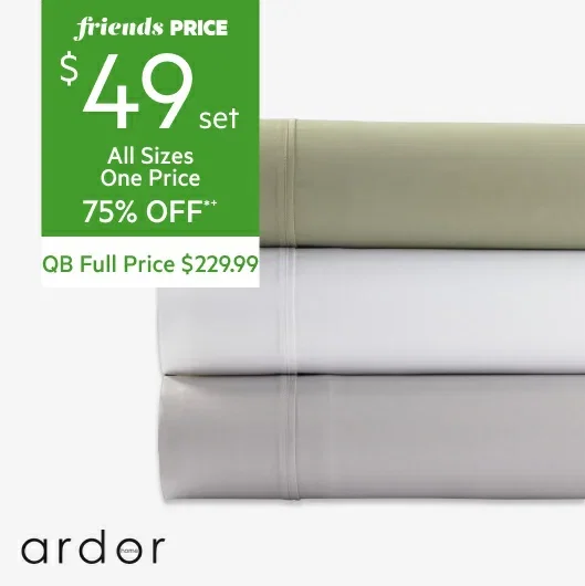Ardor 2000 Thread Count Sheet Set